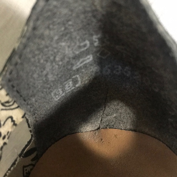 “RIEKER” Blue Leather Studded Heeled Mary Janes. - Picture 12 of 14